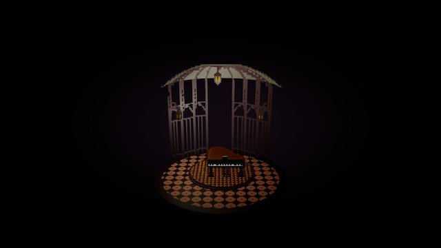 Piano Room 3D Model