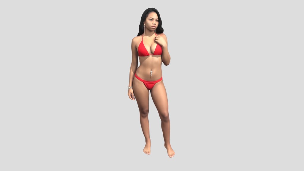 Red Bikini Portrait