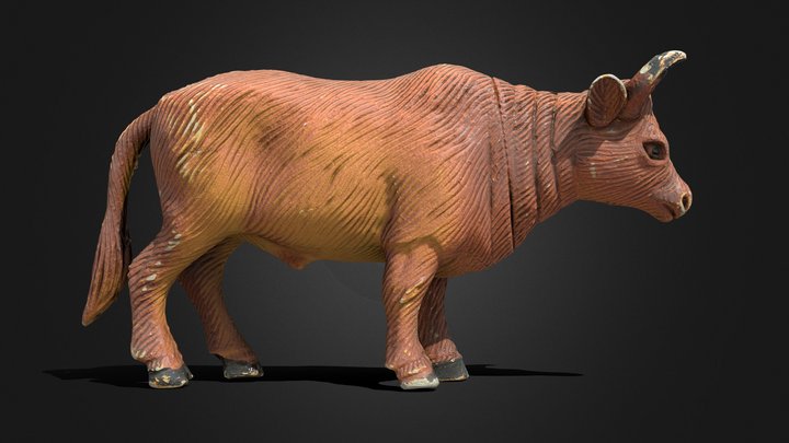 Plastic Toy Bull  .::RAWscan::. – Modello 3D gratuito STL