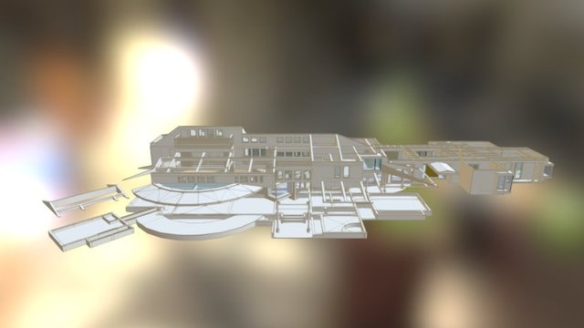 伊豆高原住宅 ラフモデル 3D Model