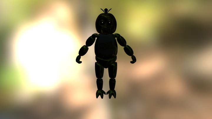 Shadow Chica 3D Model