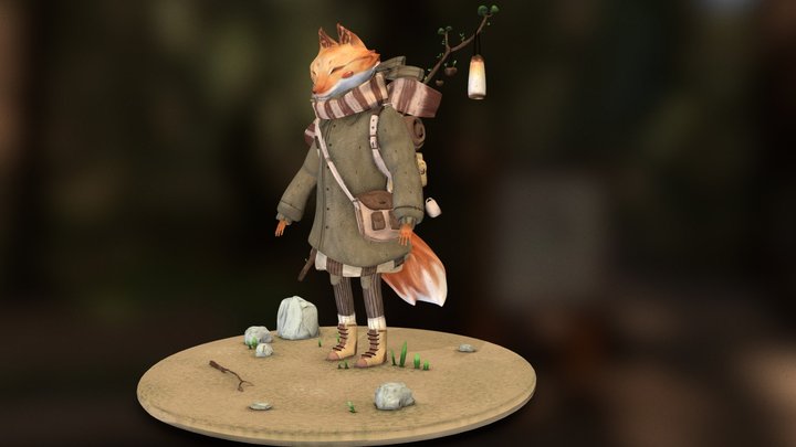 Fox Traveler part2 3D Model