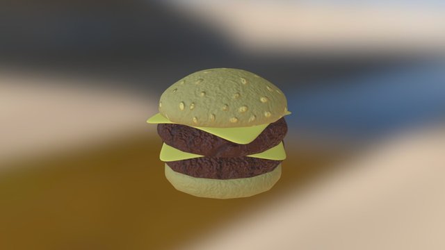 Wizardhouse Burger 3D Model