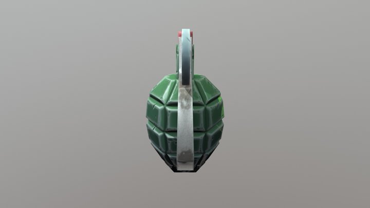 Grenade stylized 3D Model