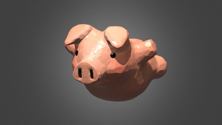 Flying Pig is coming 3D Model