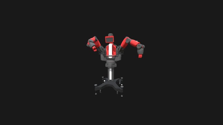 Collaborative Robot 2arms 01 (1) 3D Model