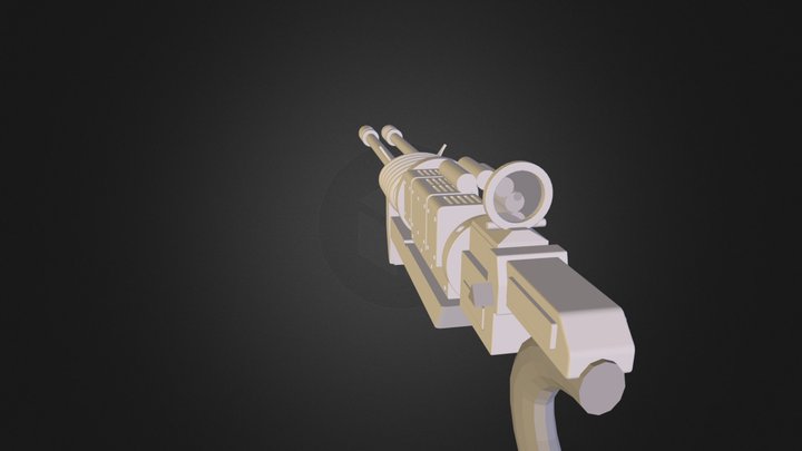 Autocannon V2 3D Model