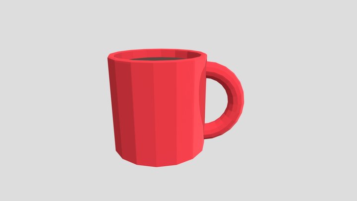 Mug low poly 3D Model
