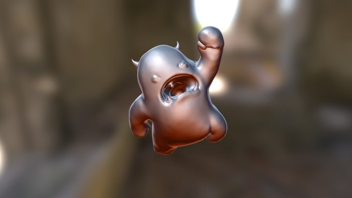 CGCookie Sculpt Exercise: Melvin 3D Model