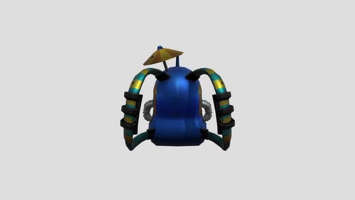free fire backpack 3d models 3D Model