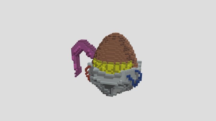 Monster Egg: Technology base 3D Model