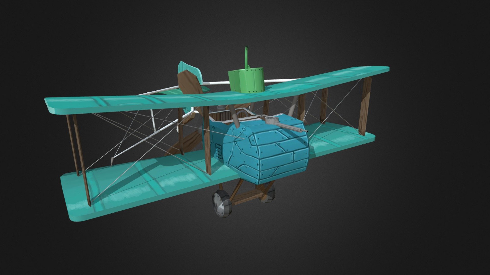 GameArt1 Plane - 3D model by MidLaynr (@miguelclicteur) [1012dce ...