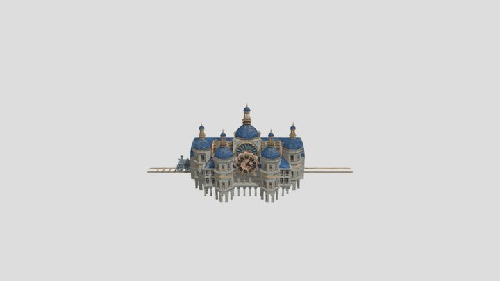 Antwerpen-Centraal_station 3D Model