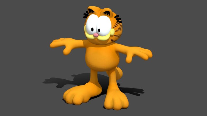 Garfield 3D Model