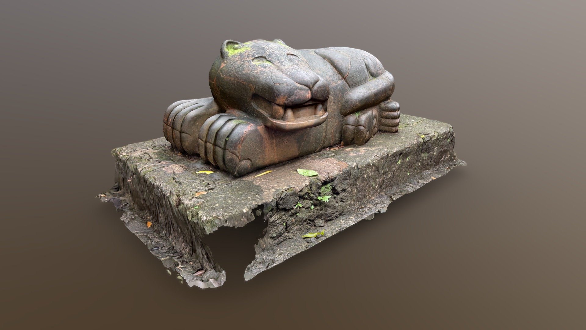 statue 03 at the nanciyaga ecological reserve