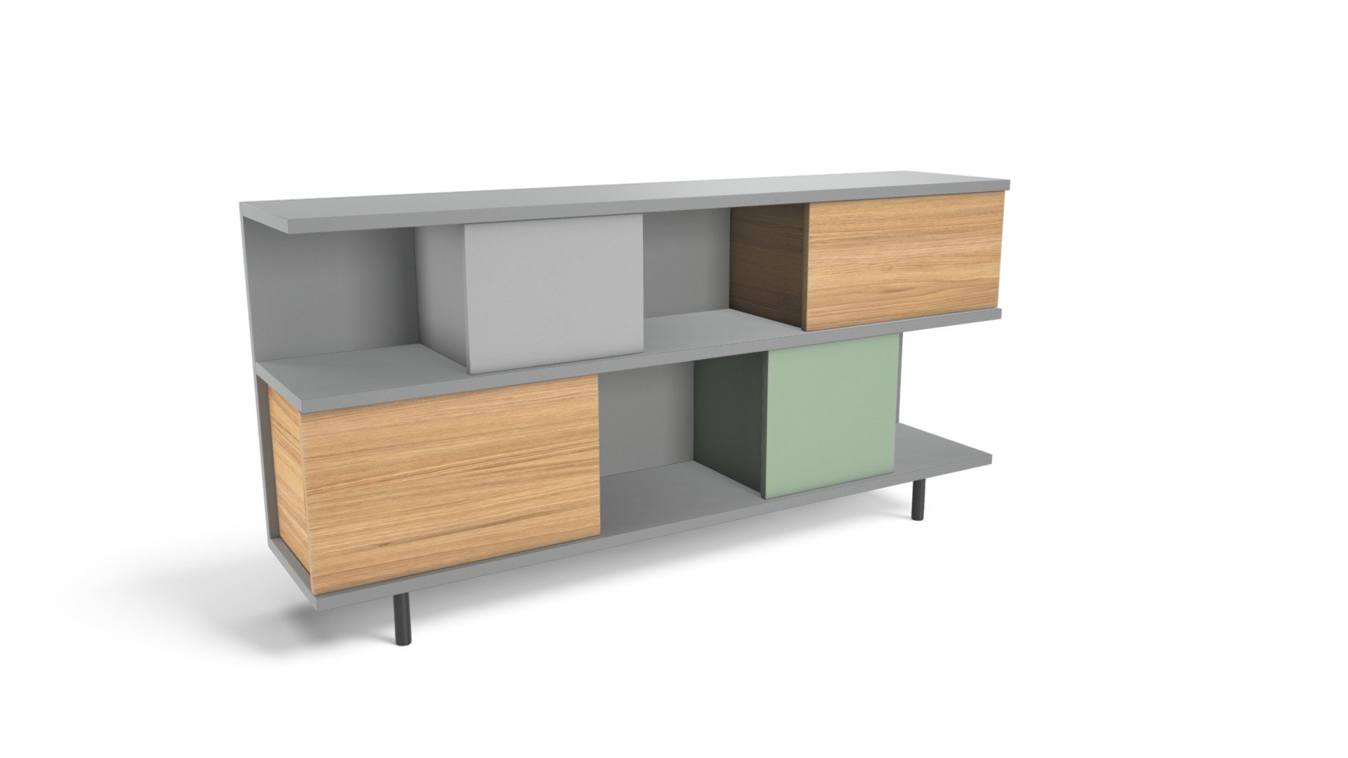 Fowler Low Shelving Unit 1