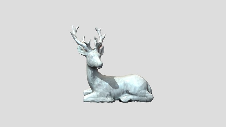 Porcelain Deer 3D Model
