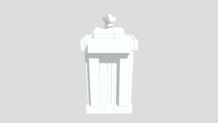 Lego Tardis Exterior 3D Model