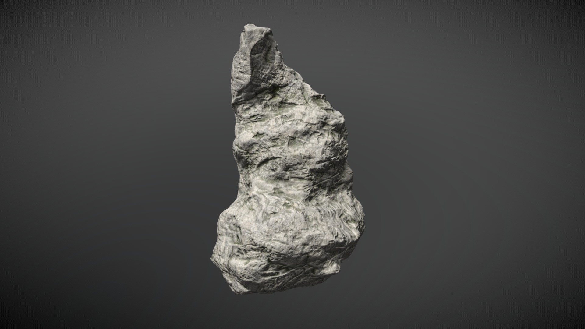 3D model Sculpt Stone F - This is a 3D model of the Sculpt Stone F. The 3D model is about a rock with a face.