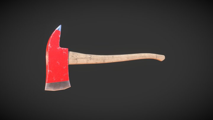 Fire Axe 3D Model