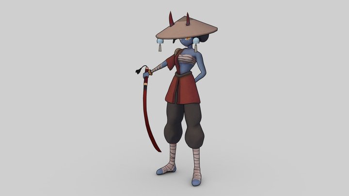 Soma - Stylized  Female Character 3D Model