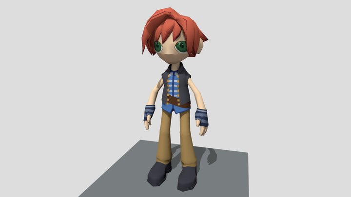 Ari, Okage Shadow King 3D Model
