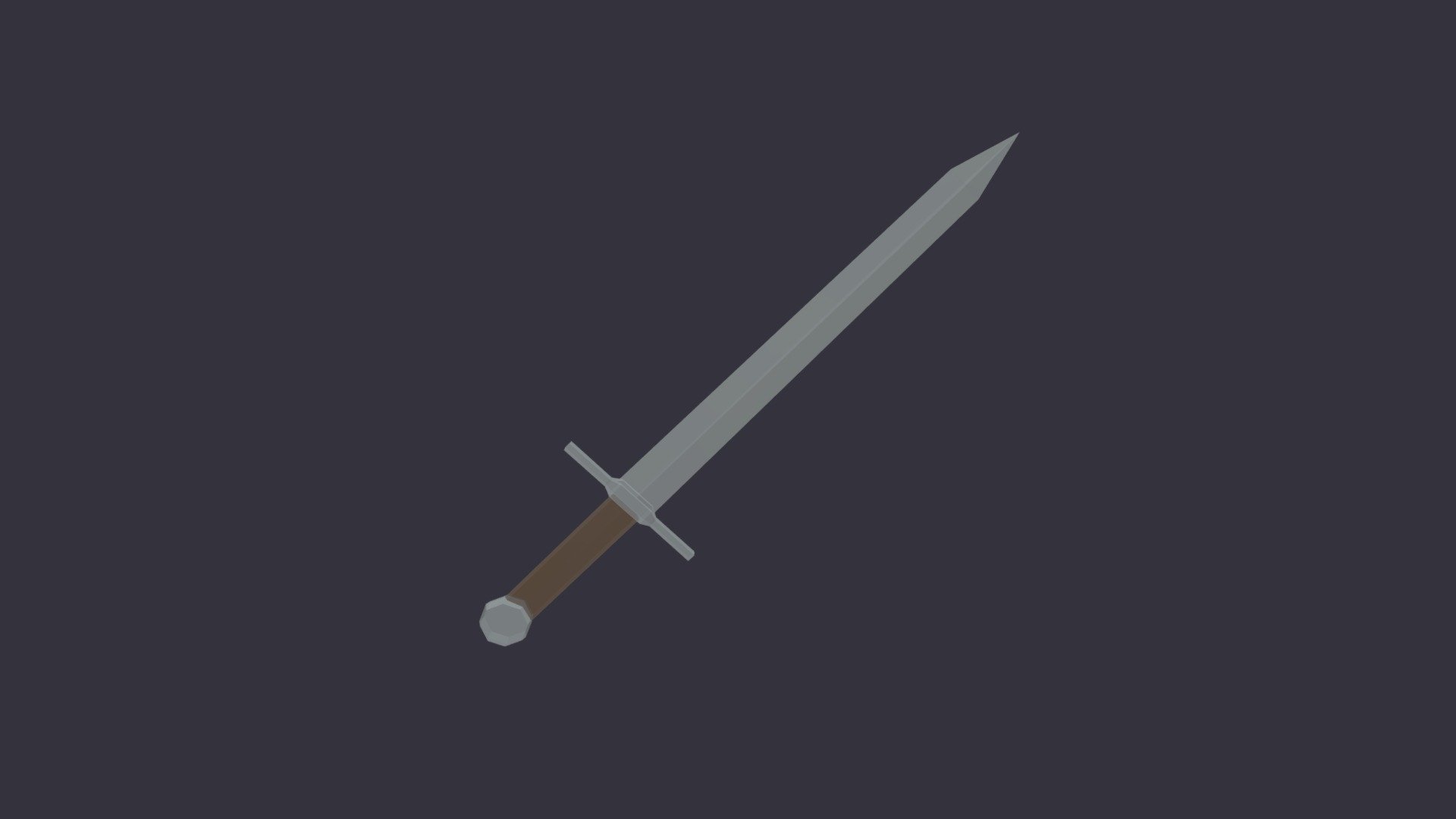 Lowpoly Short Sword