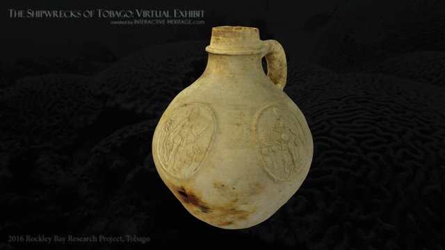 Tobago - Tankard with David, Joshua, & Alexander 3D Model