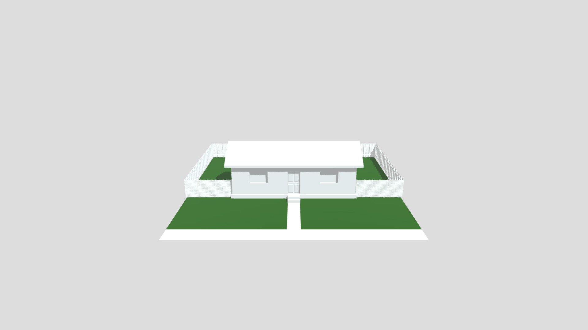 House To UV Map And Apply Procedural Textures