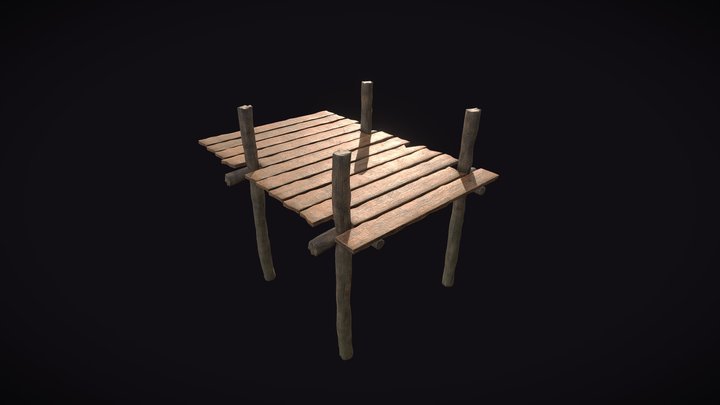 Wooden_Bridge 3D Model