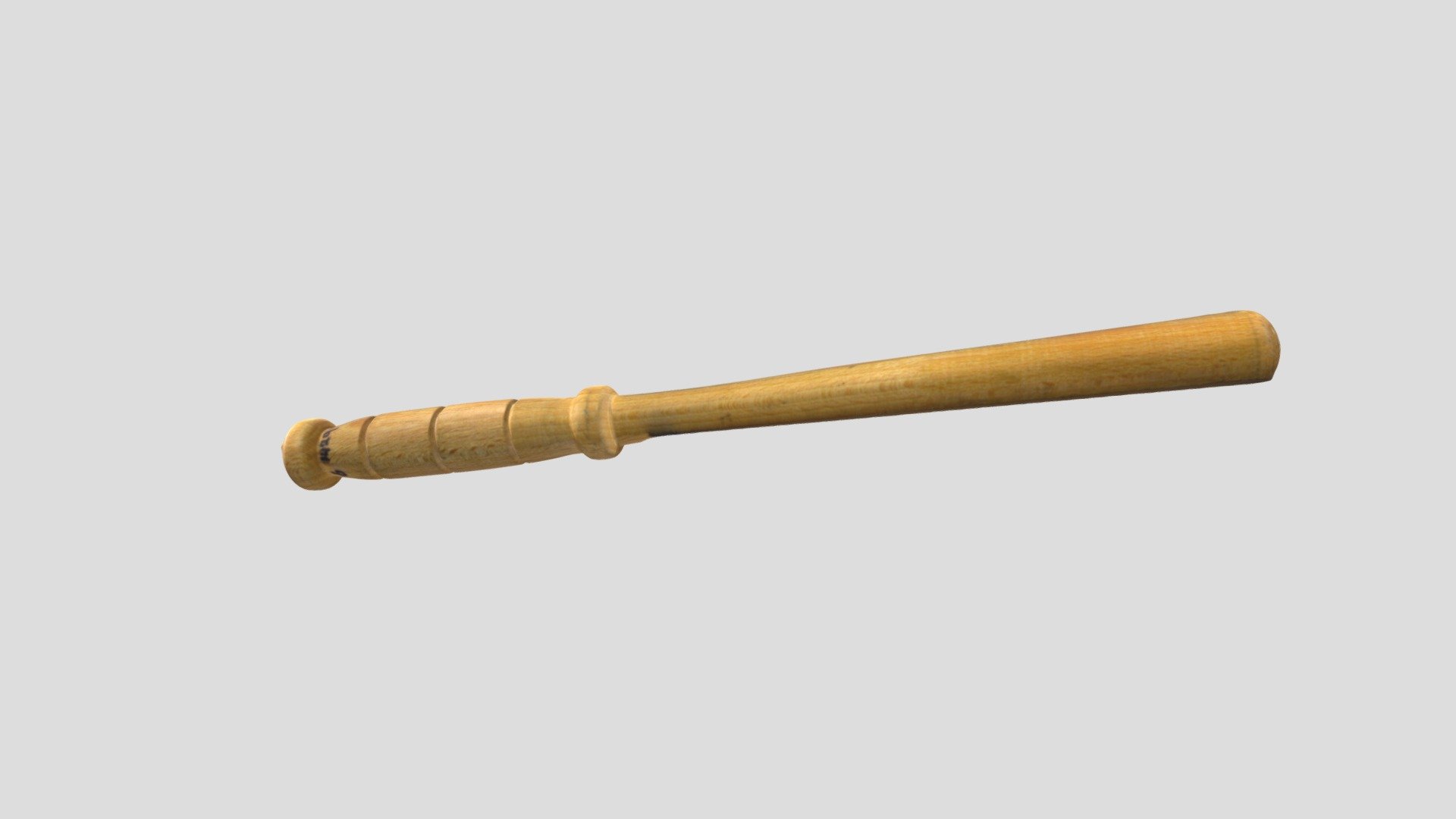 Wooden Spurtle - 3D model by Aberdeen City Libraries ...
