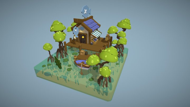 SimpleScene 3D Model