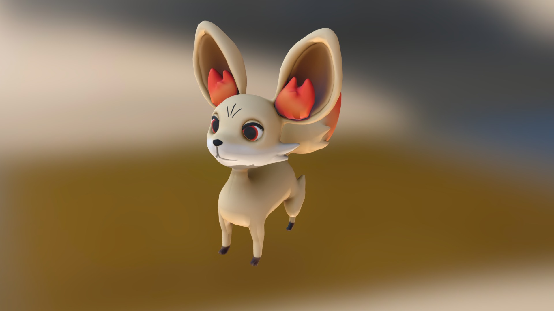 PokemonGO! - Fennec - fanmade. - Download Free 3D model by Lizzy Koopa ...