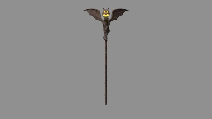 Sorcerer's staff 3D Model