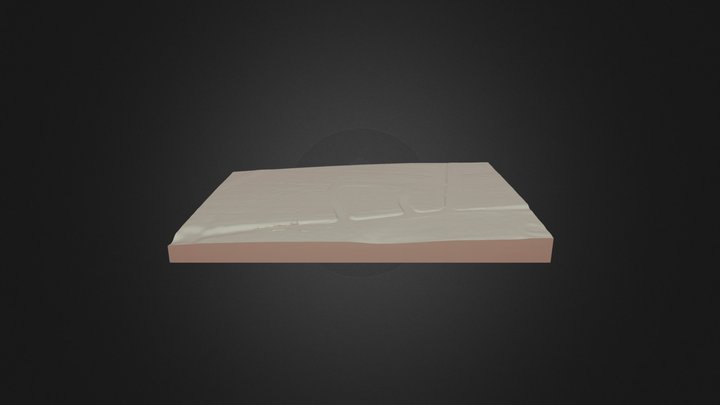 Erschließung - Oberkante Strasse mit Gelände 3D Model