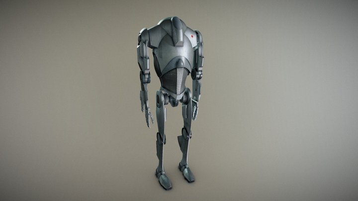 Super Battle Droid 3D Model