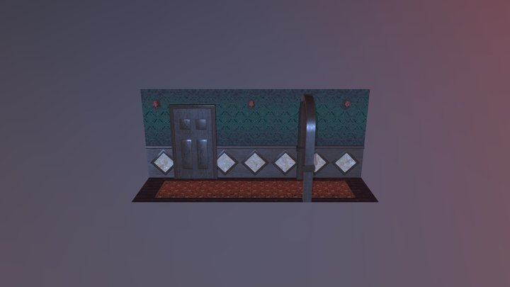 Haunted Hallway 3D Model
