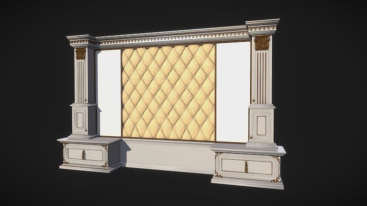 Bedside wall 3D Model