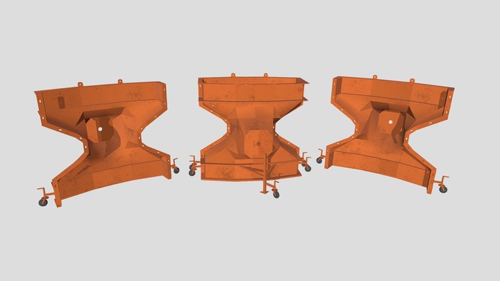 Formwork Accropode - Phu Quoc Project 3D Model