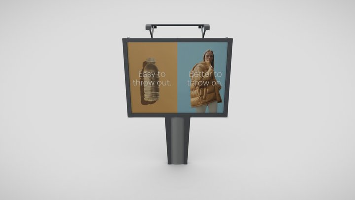 Billboard Glow 3D Model