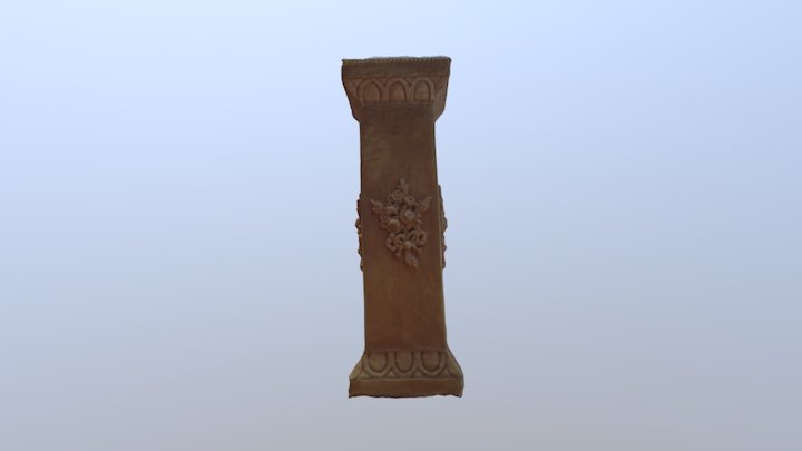 Textured Stand 3D Model