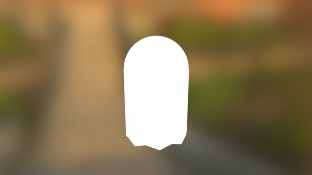 Napstablook (No Headphones) 3D Model