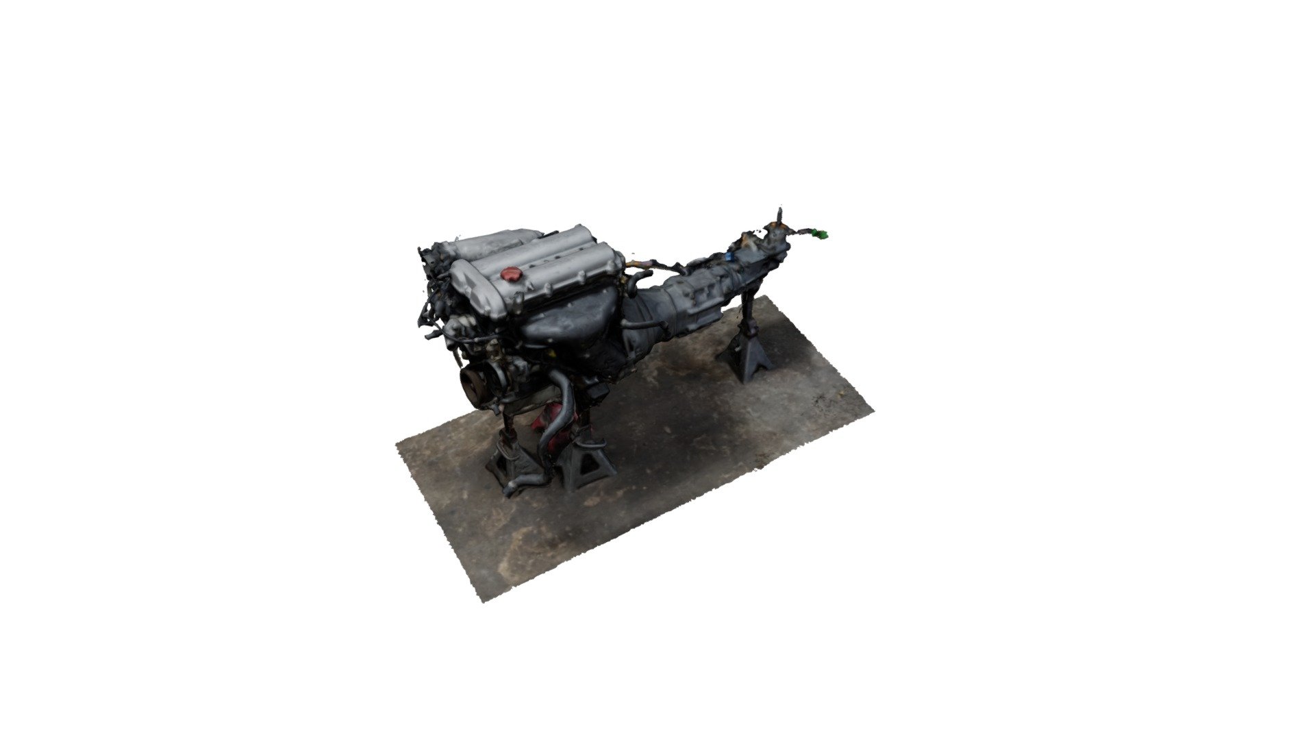 1999 Mazda Miata Drivetrain 1.8L Download Free 3D model by ALTROUS