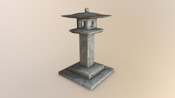 Stone Brazier 3D Model