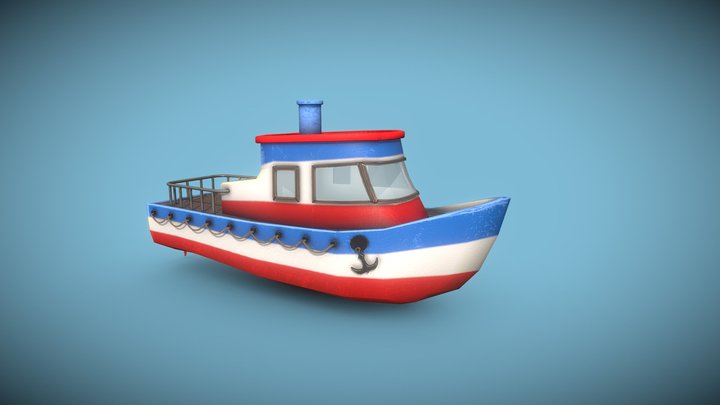 Boat 3D Model