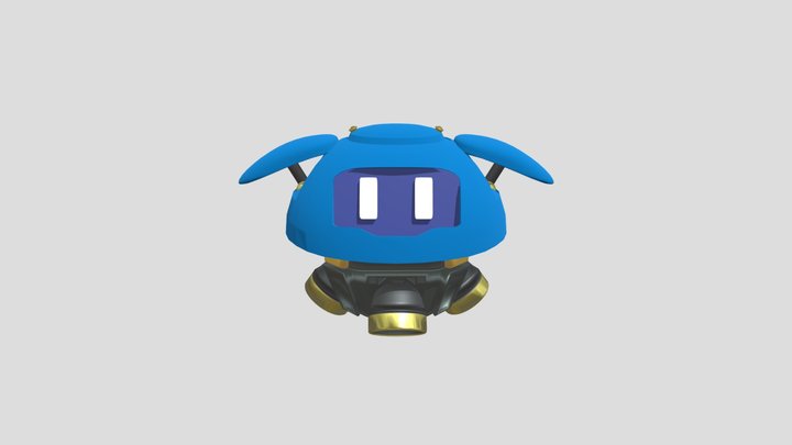 3D Fanart of Snowdrone