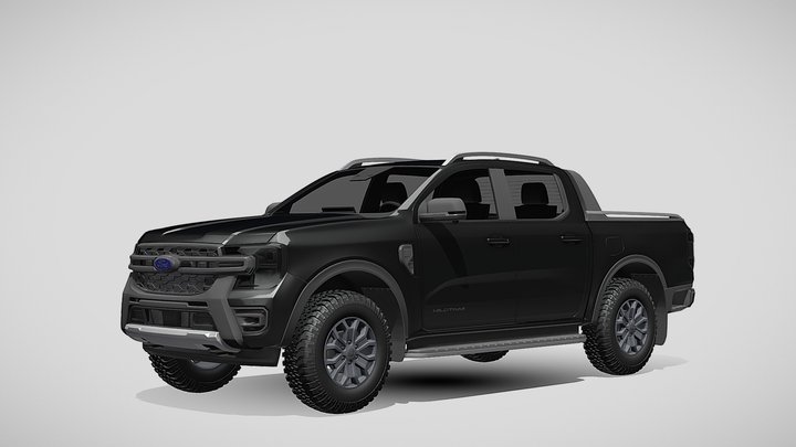 Ford Ranger Wildtrak Double Cab 2023 3D model