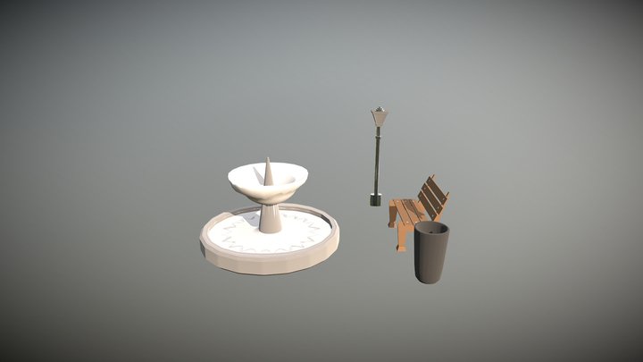 Parque 3D Model