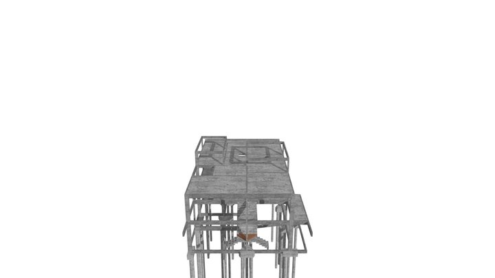 Projeto Estrutural Residencial Multifamiliar 3D Model