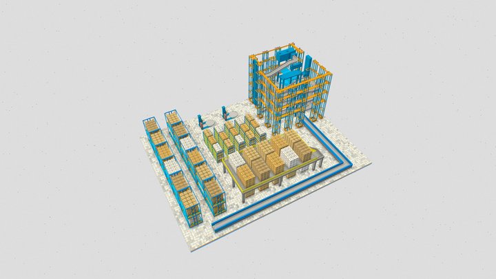 Warehouse 3D Model